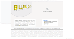 Desktop Screenshot of billard-sa.com