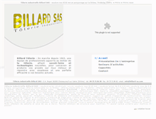 Tablet Screenshot of billard-sa.com